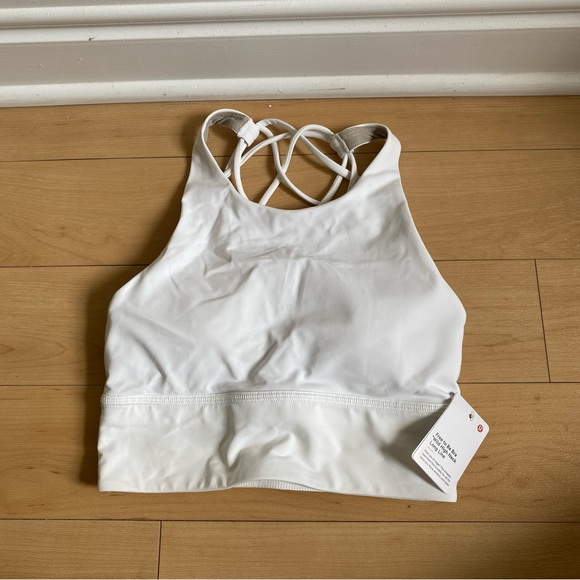 Lululemon Free To Be Bra Wild High Neck Long Line m, A/B Cup Lulu Sports Bra - Picture 3 of 5